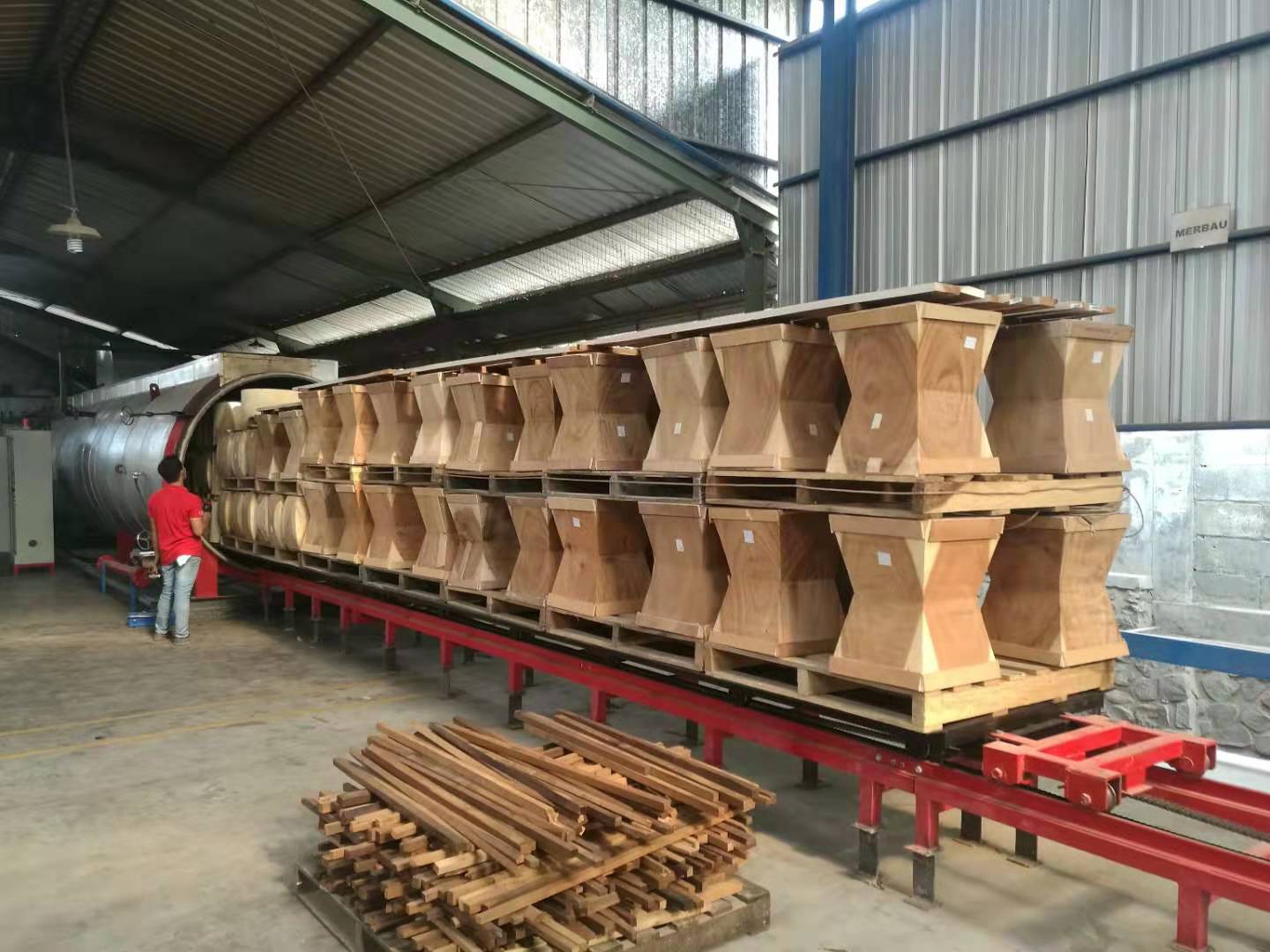 干燥大型木制品